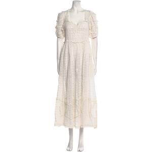 Doen Vienna Maxi Dress Salt White Cotton Eyelet Lace Embroidered Angelic Prairie